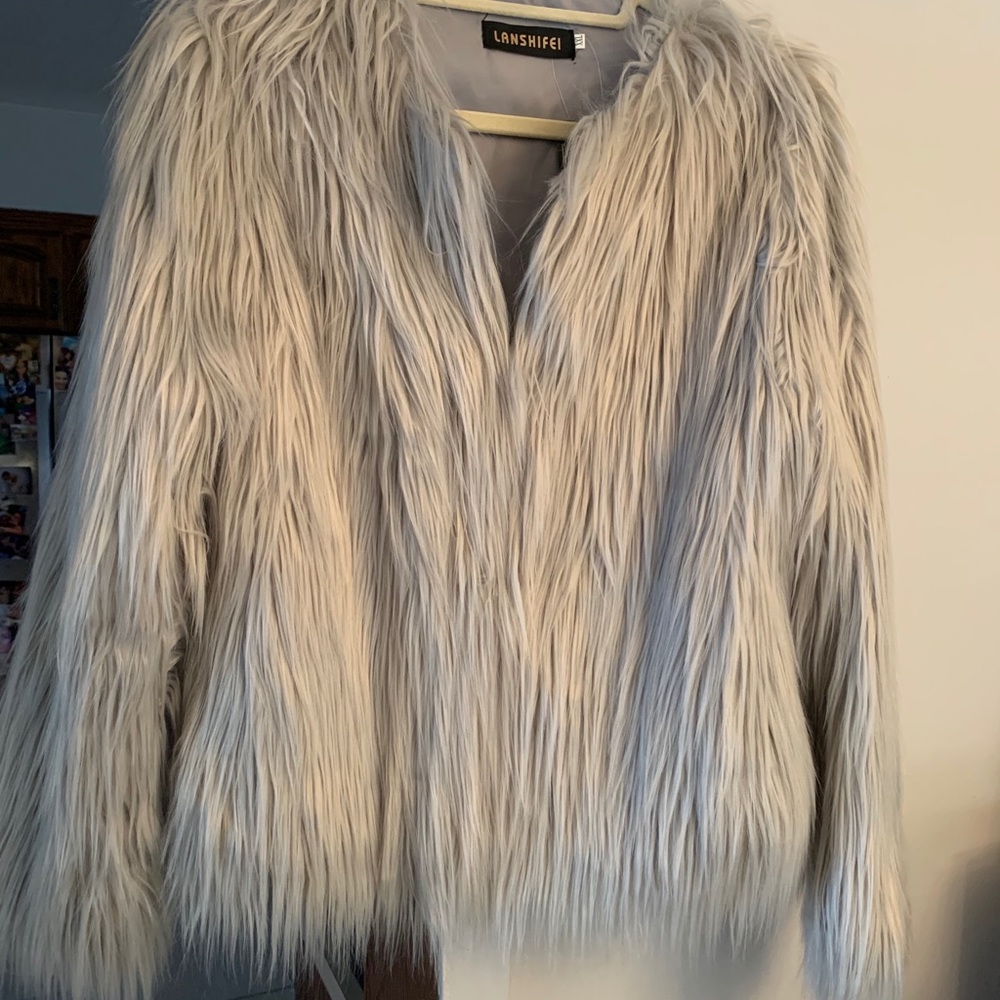 NWT: Faux Fur Jacket